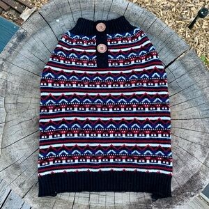 Dog knit sweater